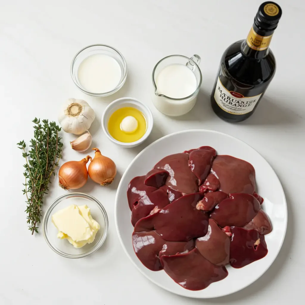 ingredients for gordon ramsay chicken liver pate