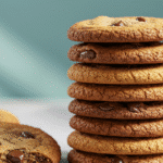 Stack of Gordon Ramsay chocolate chip cookies