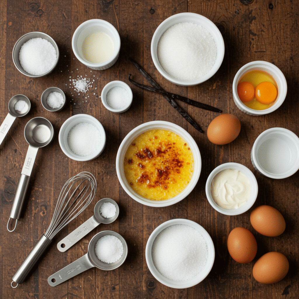 Ingredients for Gordon Ramsay Crème Brûlée Recipe