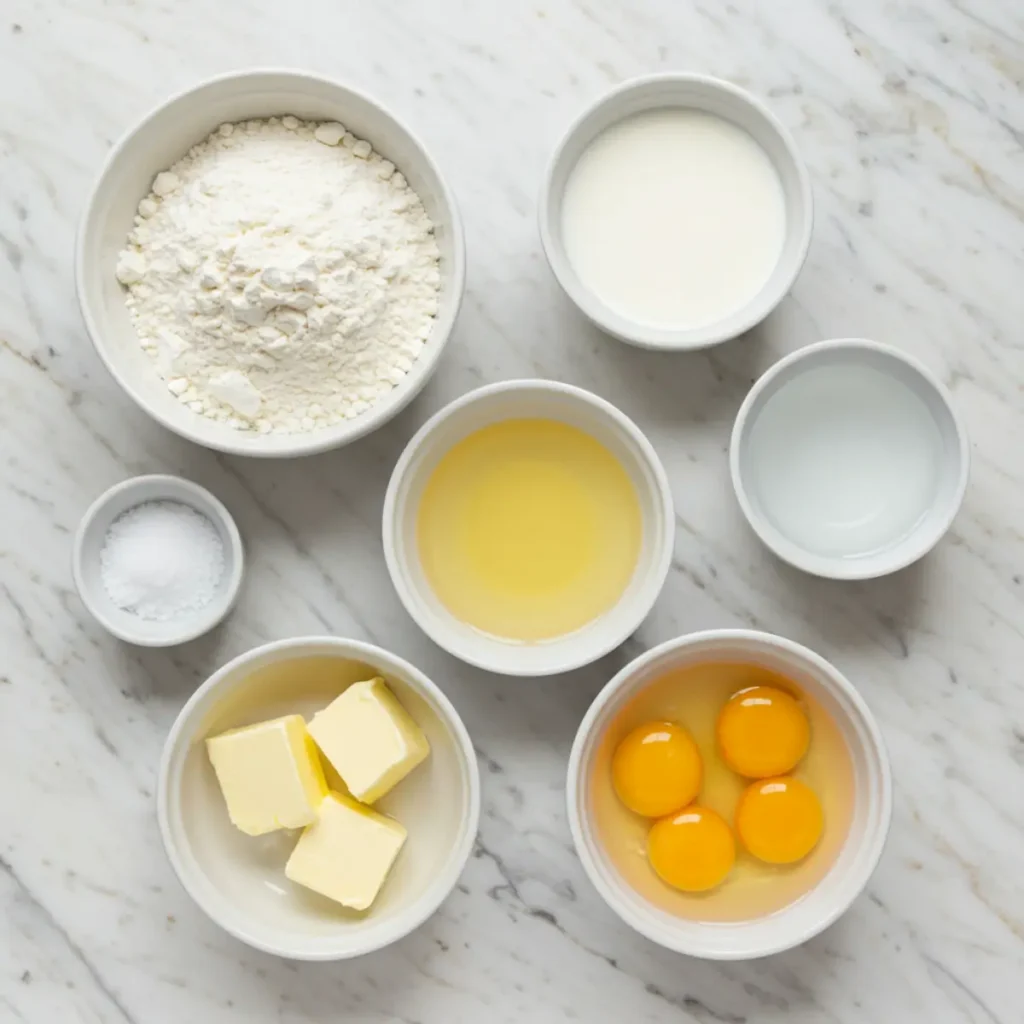 Ingredients for Gordon Ramsay Crepes Recipe