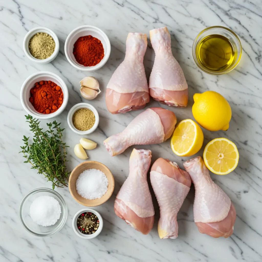 Ingredients for Gordon Ramsay Chicken Drumsticks