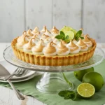 Gordon Ramsay Key Lime Pie Recipe with meringue and lime slices