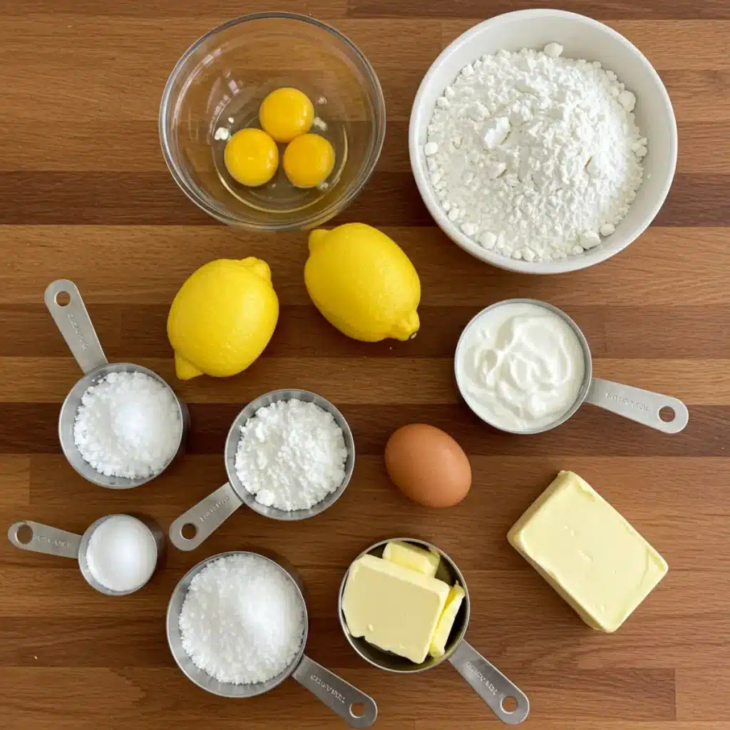Gordon Ramsay lemon tart recipe with powdered sugar