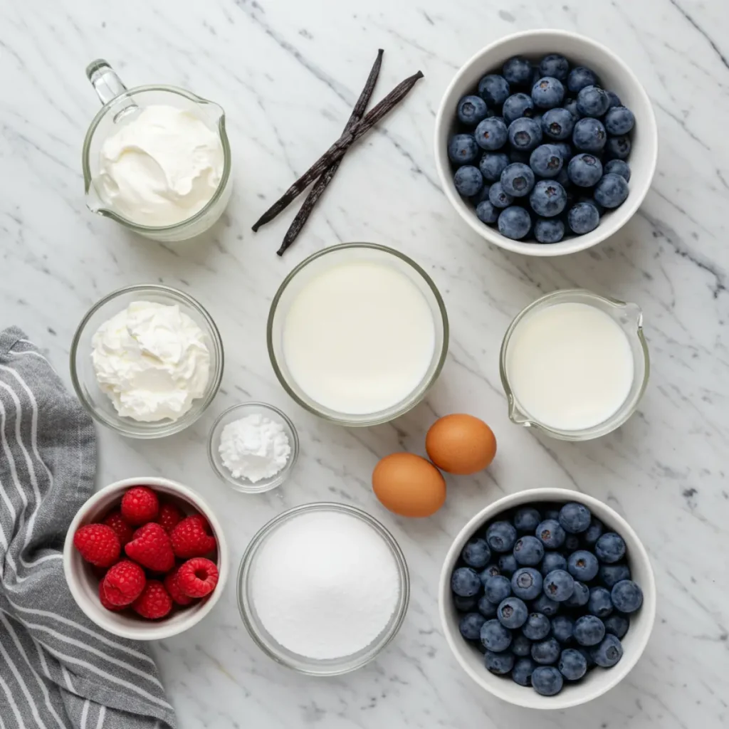 Ingredients for Gordon Ramsay Panna Cotta recipe