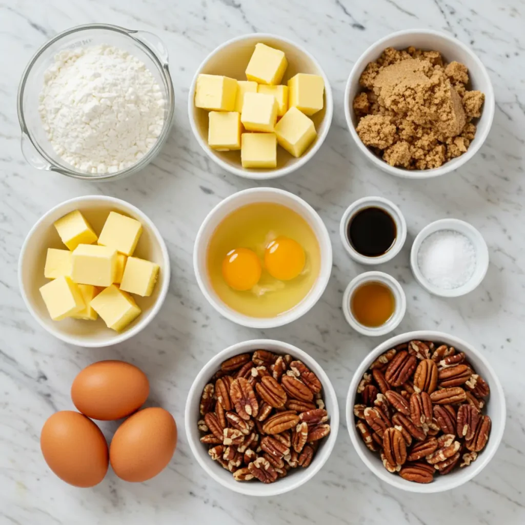 Gordon Ramsay Pecan Pie Recipe ingredients