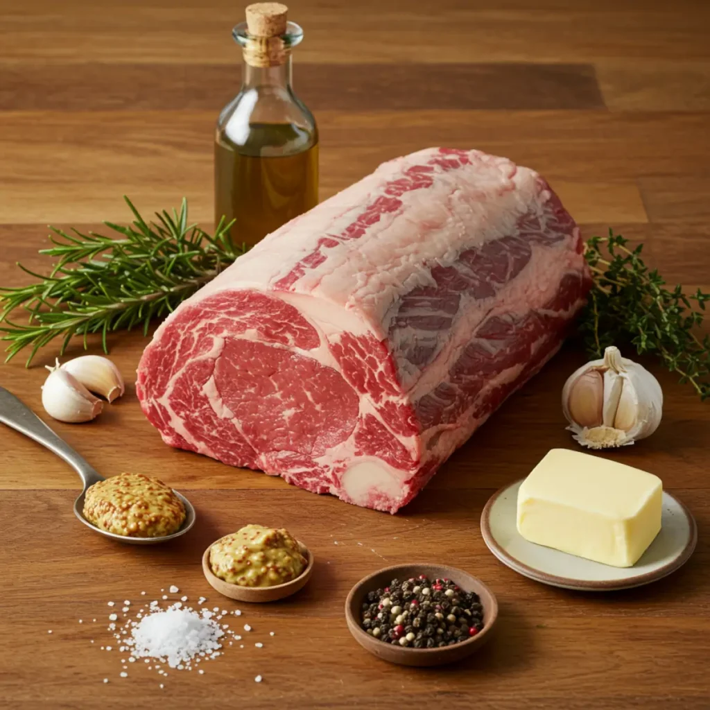 Ingredients for Gordon Ramsay Prime Rib Roast