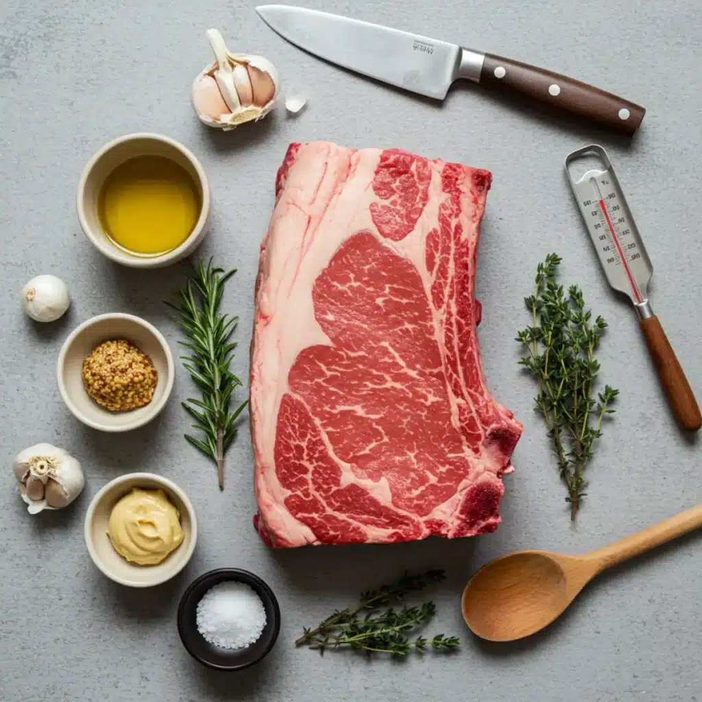Ingredients for Gordon Ramsay Standing Rib Roast