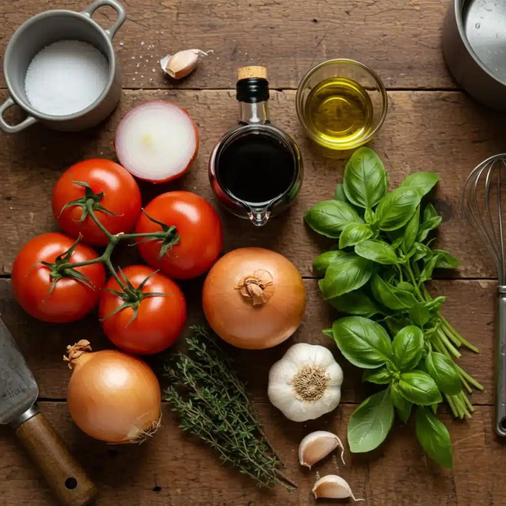Ingredients for Gordon Ramsay Roasted Tomato Soup