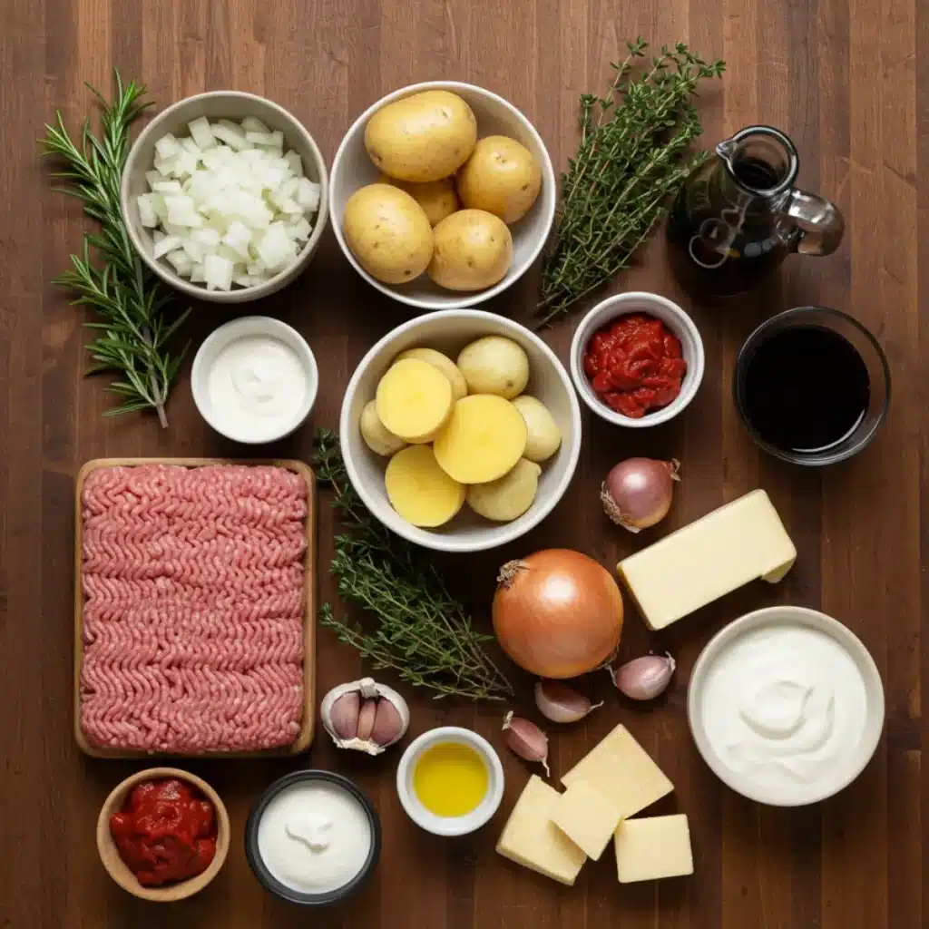 Ingredients for Gordon Ramsay Shepherd’s Pie