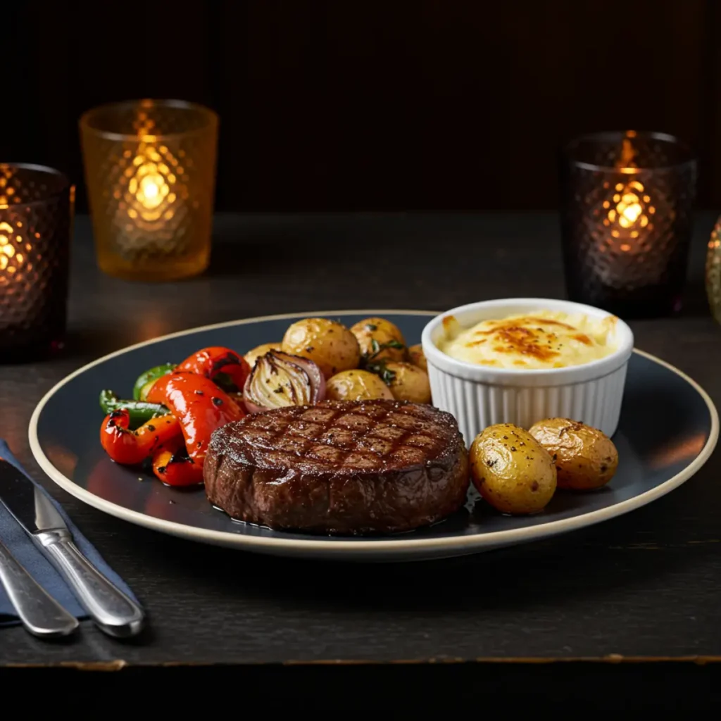 Gordon Ramsay steak dinner plate