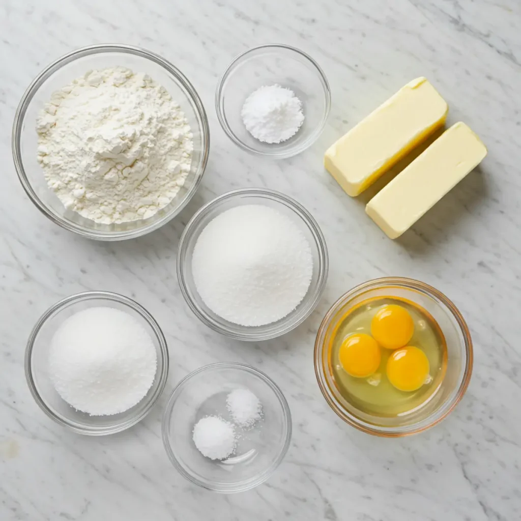 Gordon Ramsay Sugar Cookie ingredients