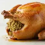 Golden roasted turkey stuffed with Gordon Ramsay’s herb and sausage stuffing
