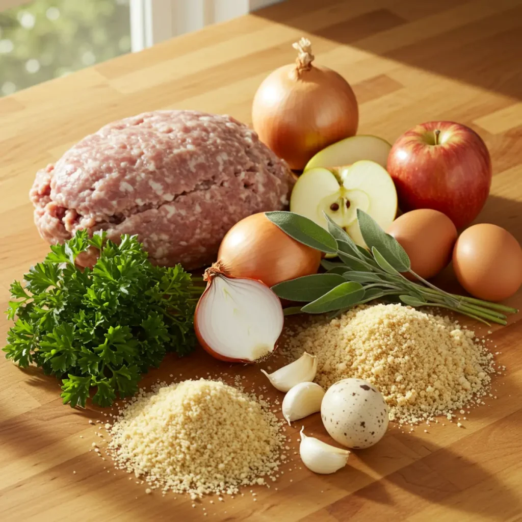 Ingredients for Gordon Ramsay Turkey Stuffing