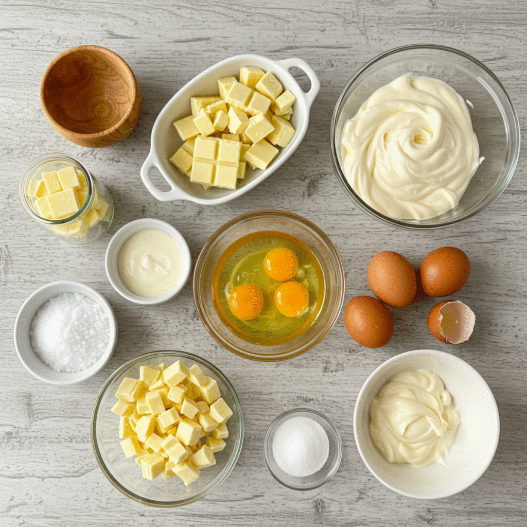 Ingredients for Gordon Ramsay White Chocolate Mousse