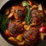 Apple Maple Chicken Skillet Dinner