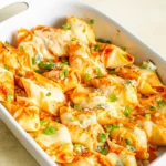 Creamy Buffalo Chicken Stuffed Shells Recipe