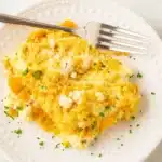 Million Dollar Chicken Casserole baked golden brown