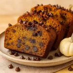 Pumpkin Chocolate Chip Bread fresh loaf