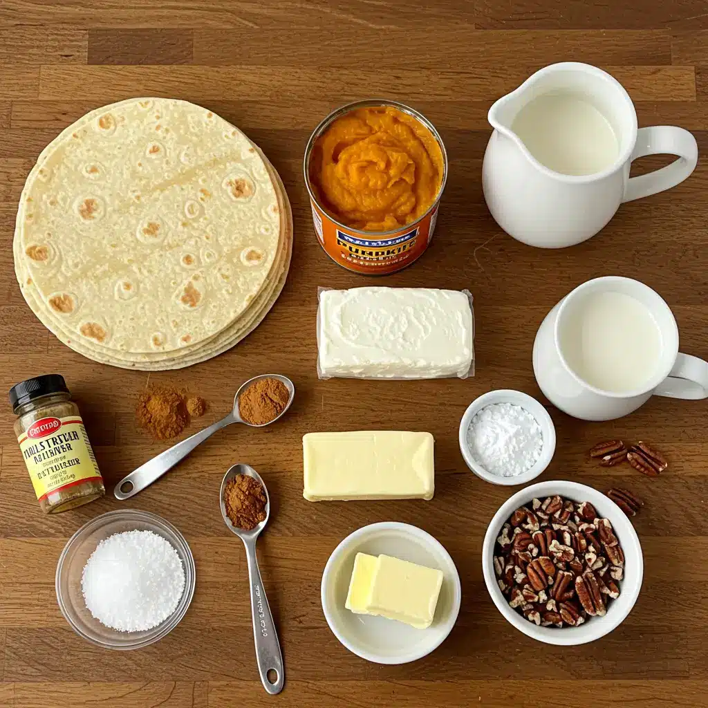 pumpkin pie tacos ingredients