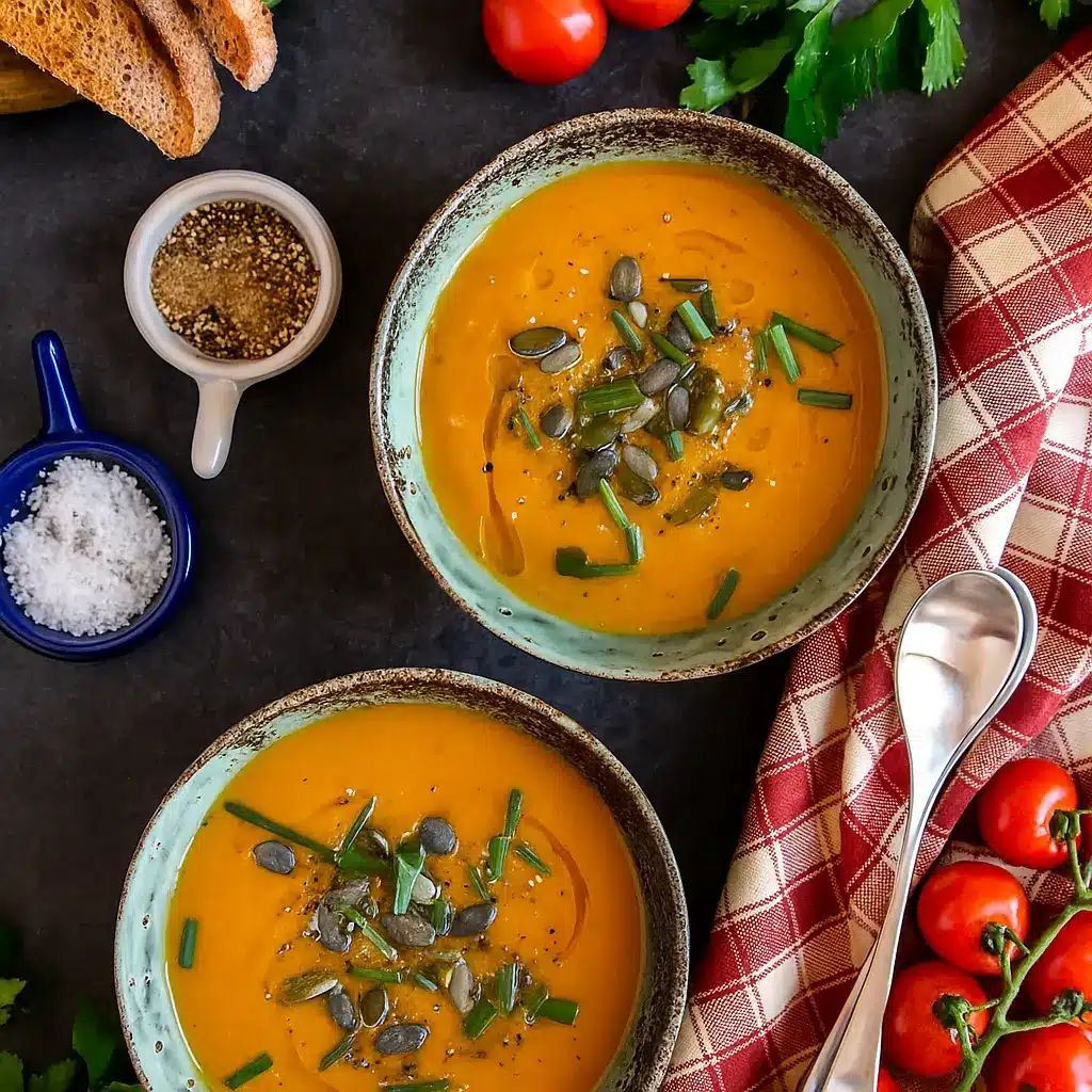 Butternut Squash and Sweet Potato Soup: Quick, Creamy, and Delicious