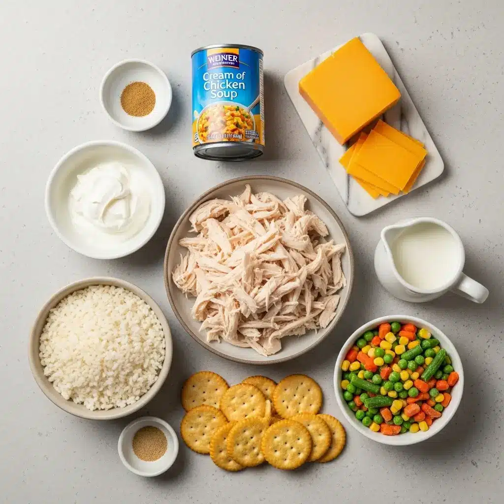 Ingredients for Winner Winner Chicken Dinner Casserole