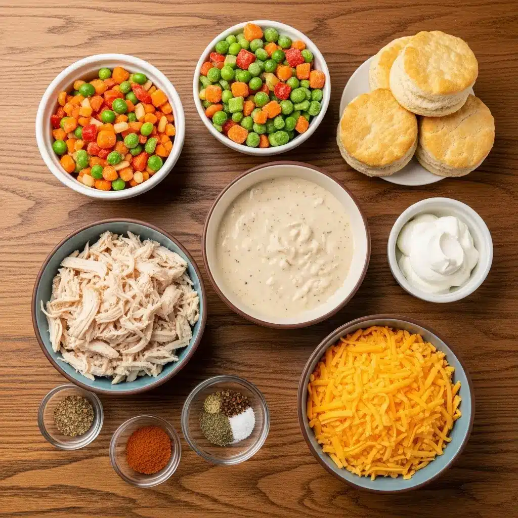 Chicken Pot Pie Casserole Ingredients