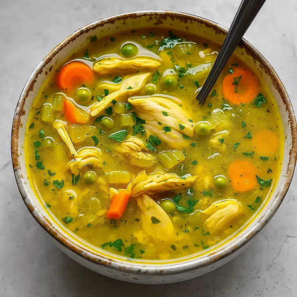 Cozy Turmeric Chicken Healing Soup