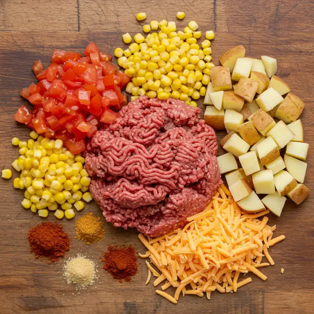 Ingredients for Creamy Cowboy Soup Recipe