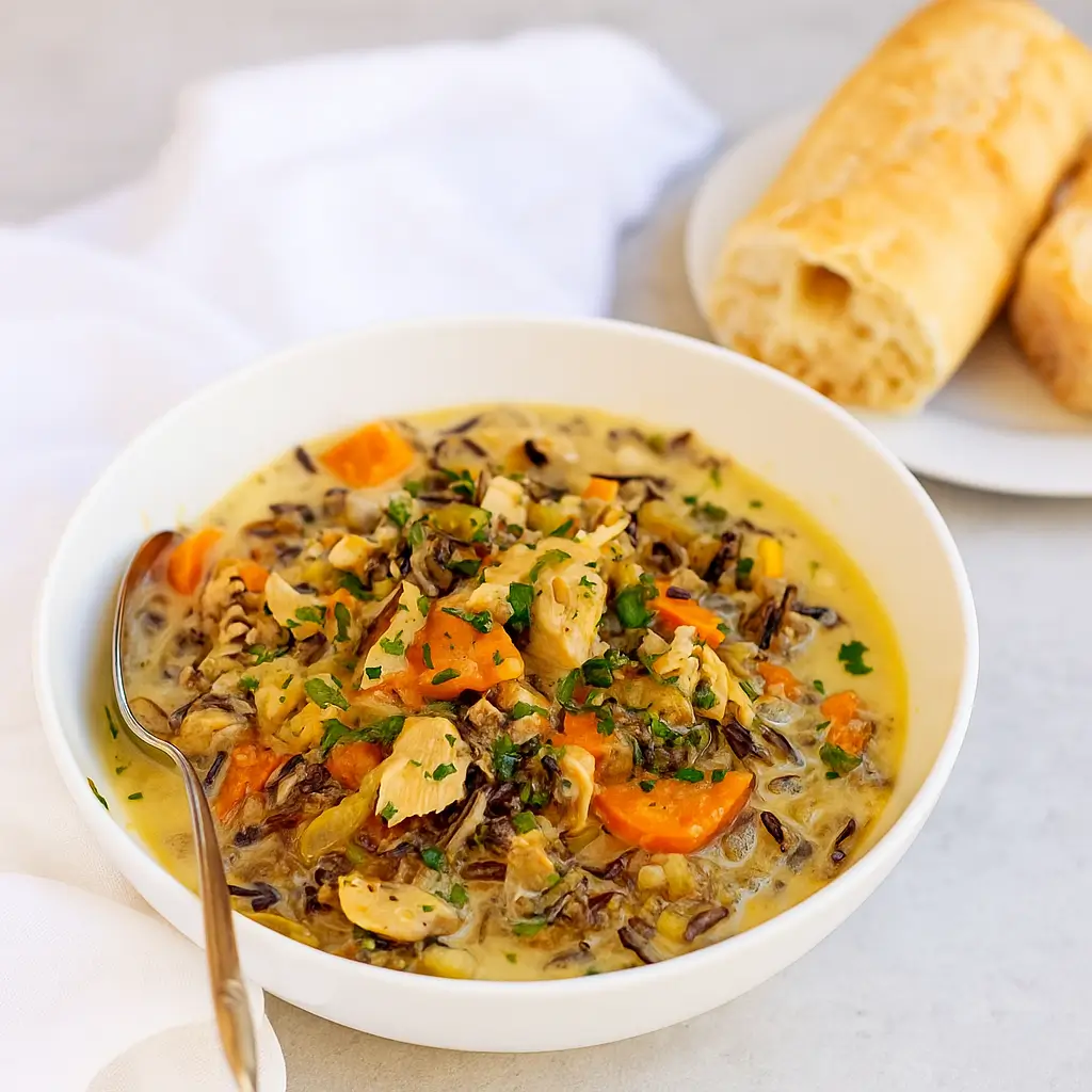 Creamy Turkey Wild Rice Soup Recipe – Quick, Delicious & Hearty