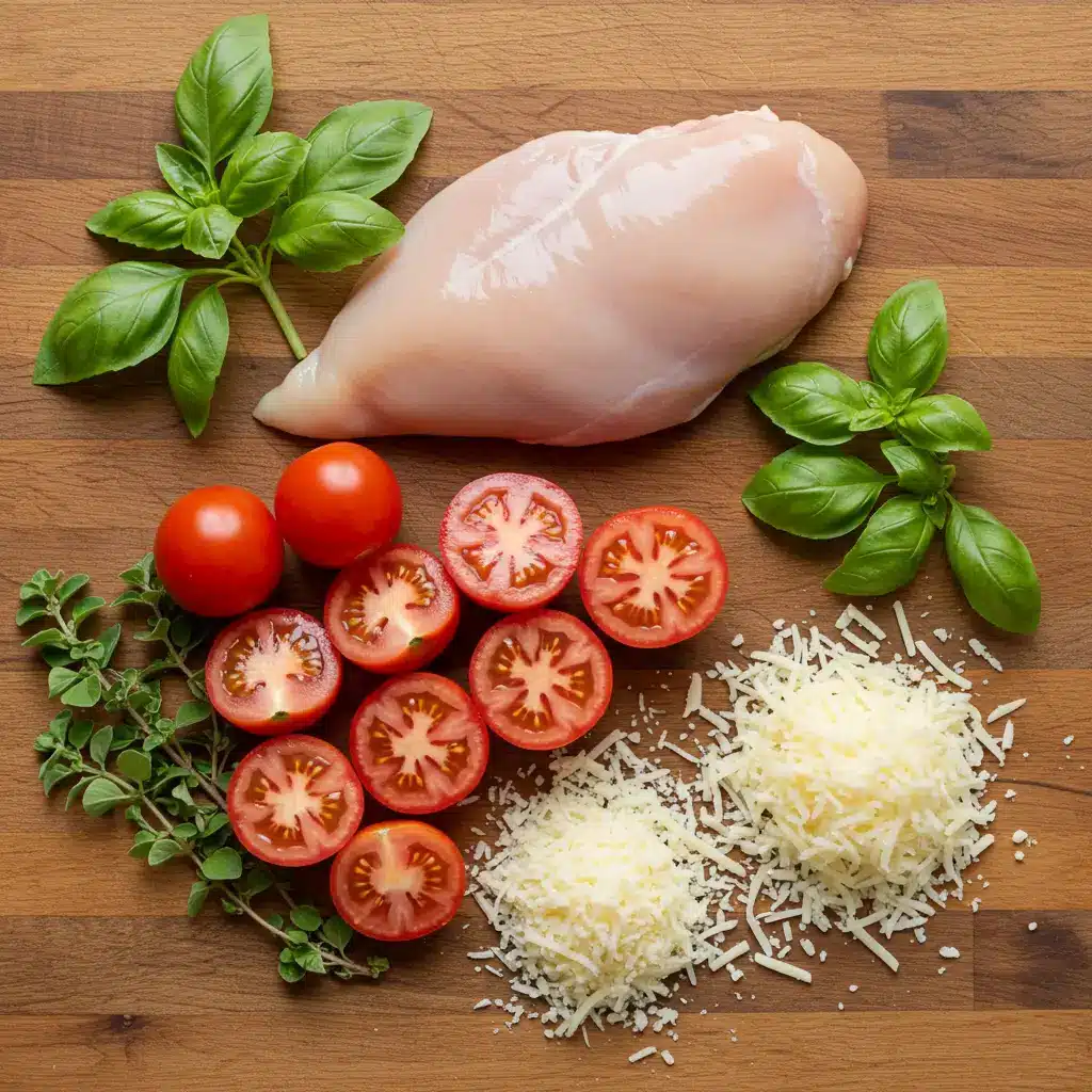 Crock Pot Creamy Chicken Parmesan Soup ingredients