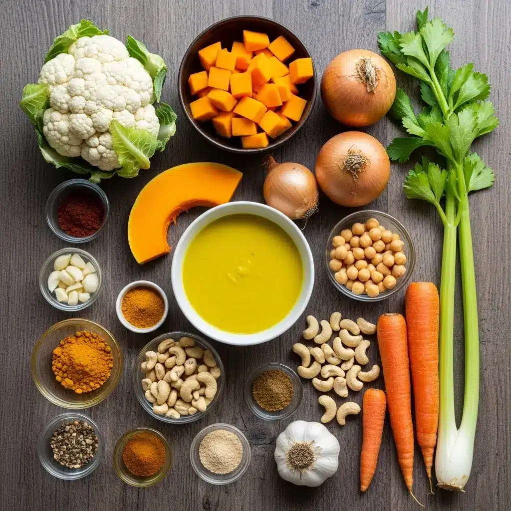 Ingredients for Anti-Inflammatory Golden Soup