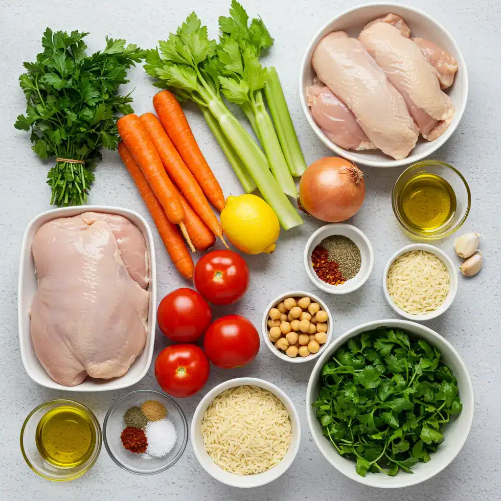 Mediterranean Chicken Soup Ingredients