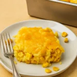 Paula Deen Corn Casserole in baking dish