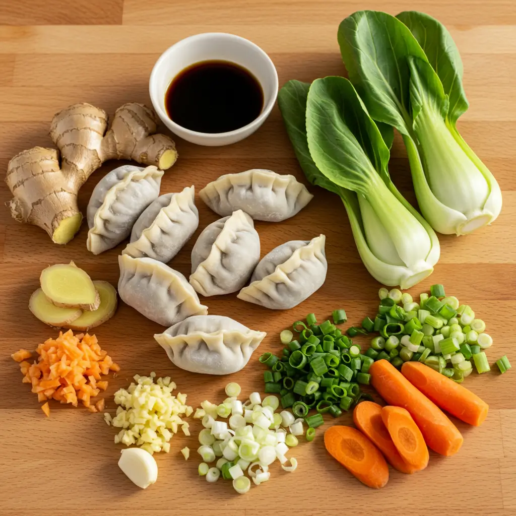 Potsticker Soup Ingredients