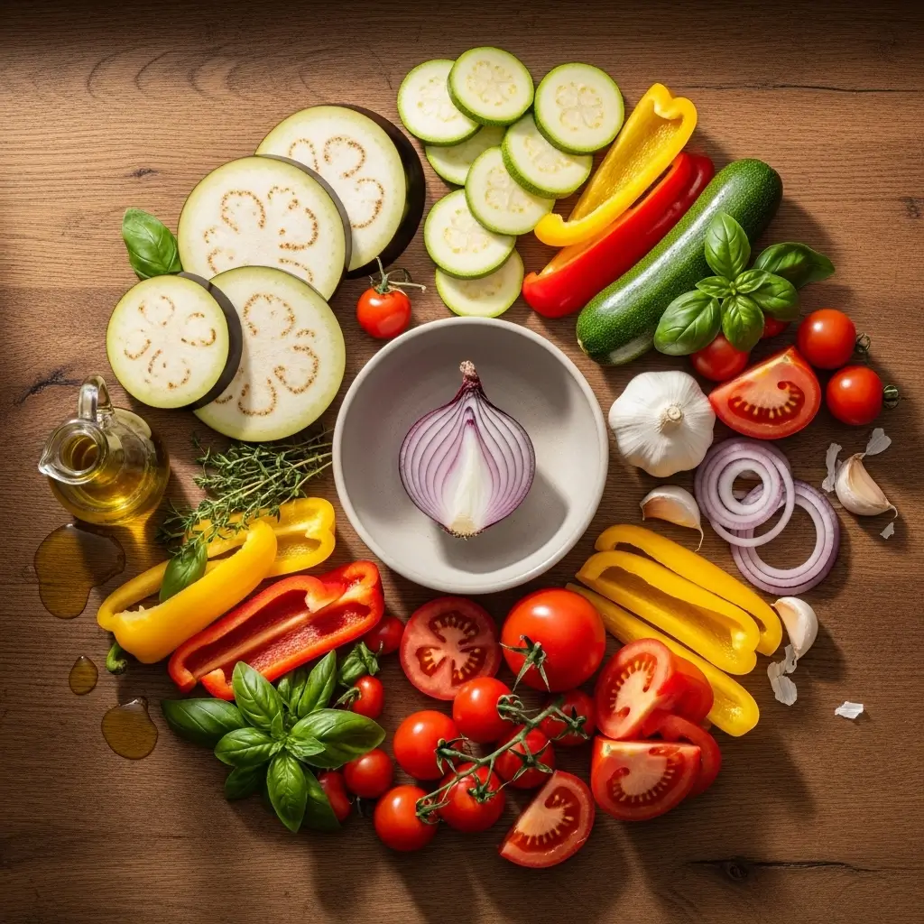 Ingredients for Ratatouille Soup