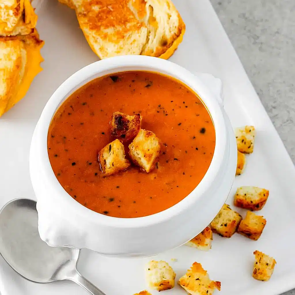 Roasted Tomato Basil Soup: A Cozy Bowl of Flavor