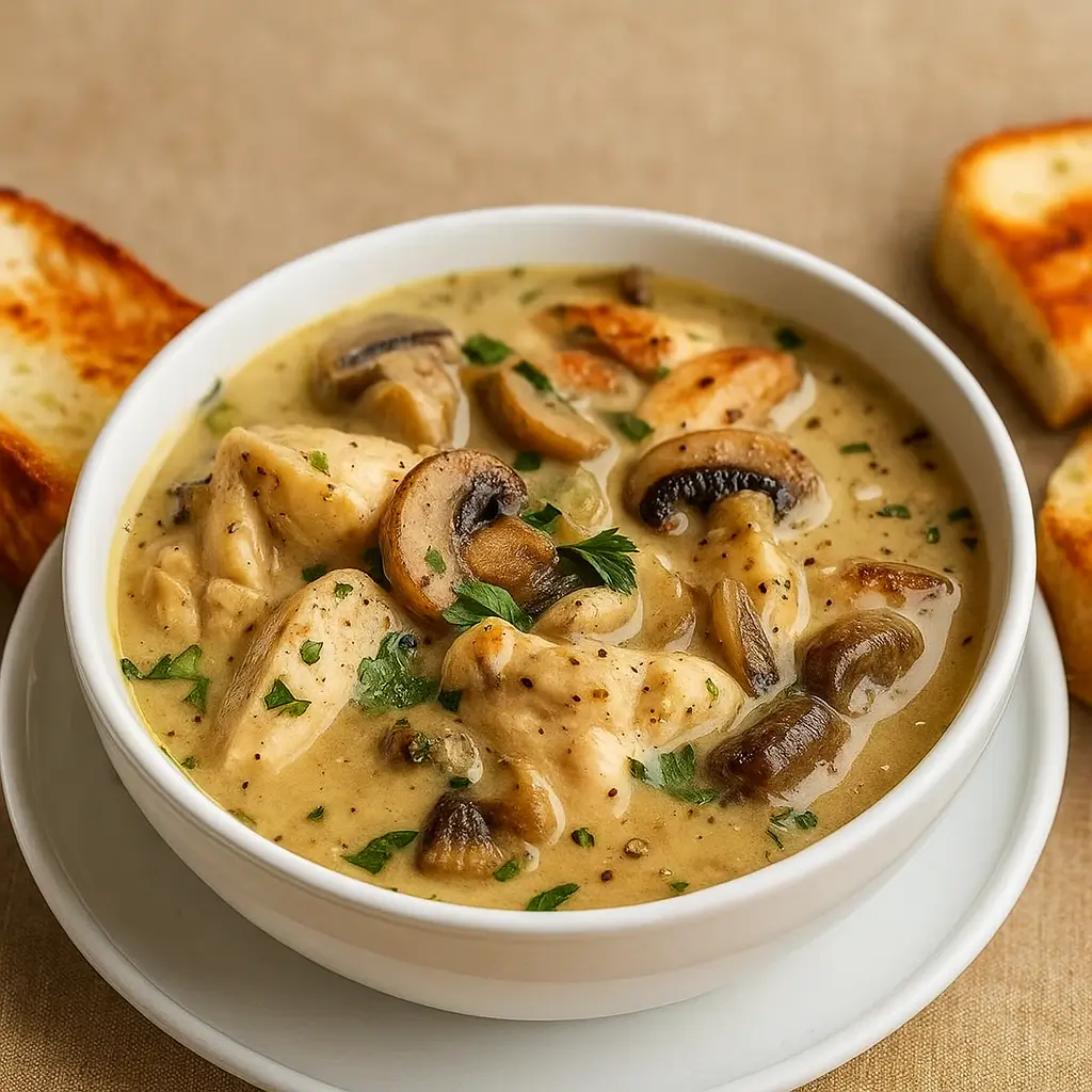 Rotisserie Chicken Mushroom Soup – Easy, Flavorful, and Family-Approved
