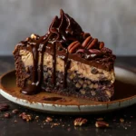 Texas Chocolate Pecan Pie fresh from the oven