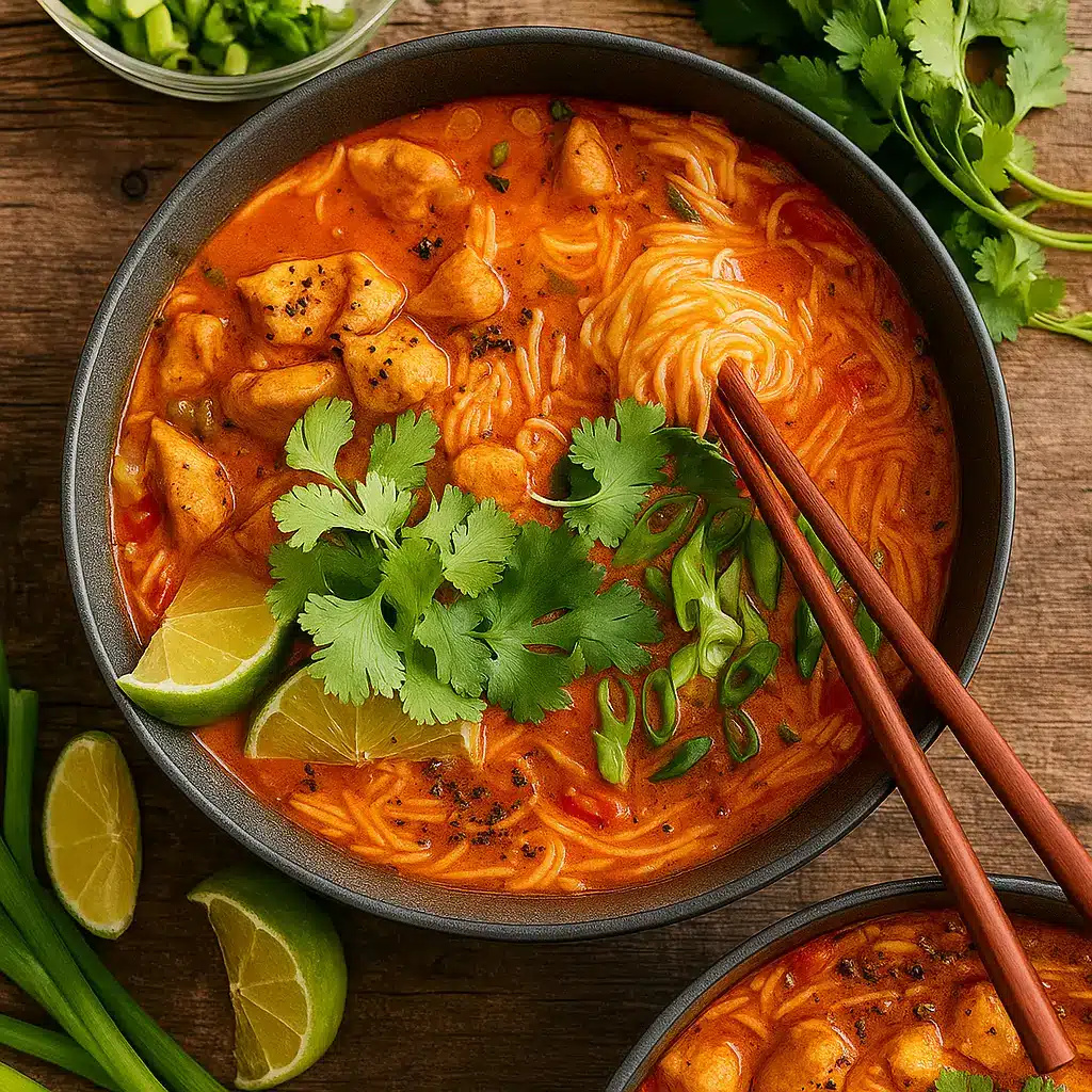 Thai Red Curry Noodle Soup (Easy & Comforting Recipe)