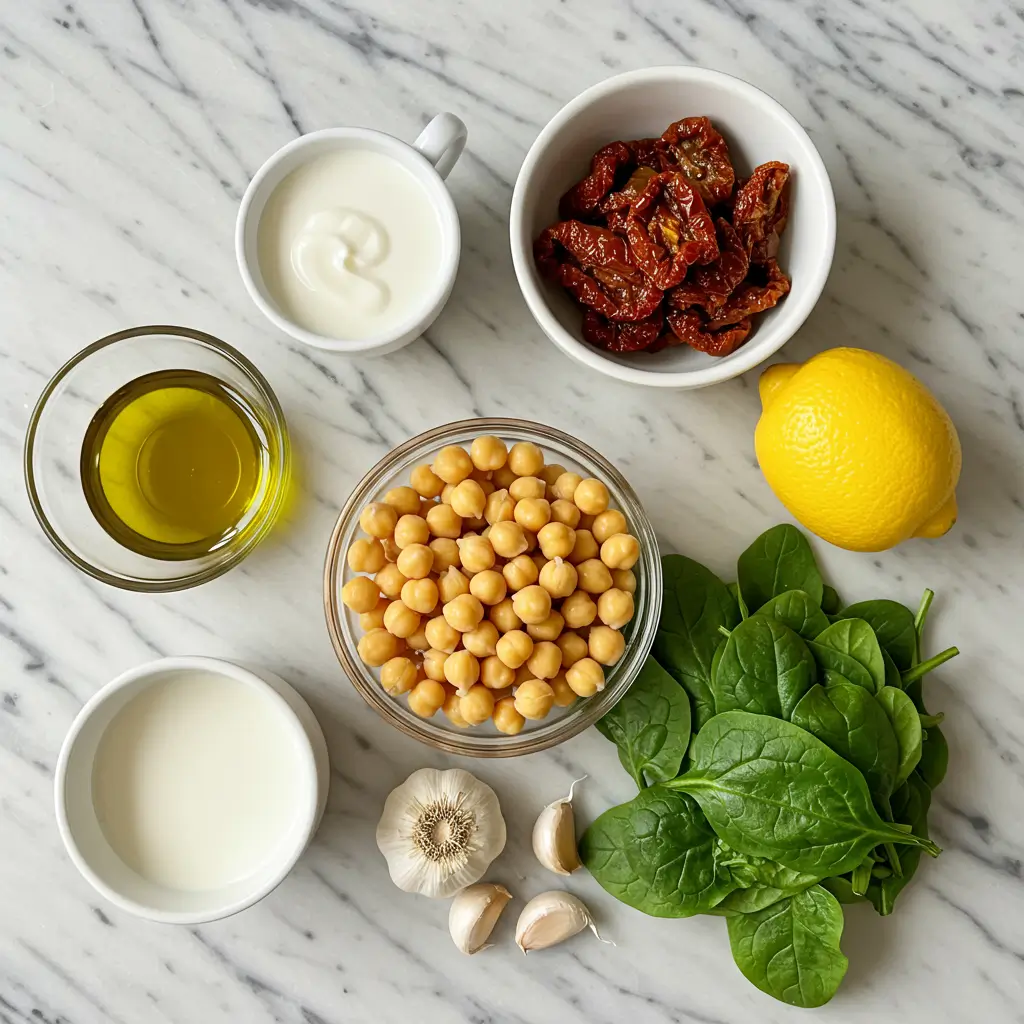 Ingredients for Tuscan Chickpea Soup