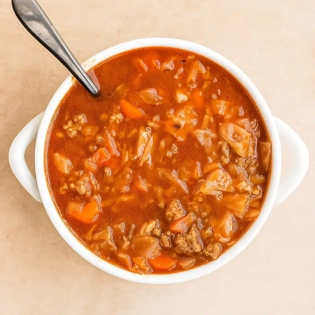 Unstuffed Cabbage Roll Soup – The Easy Comfort Classic You’ll Crave