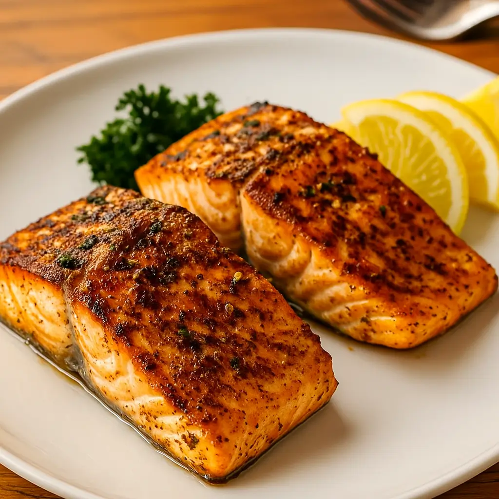 Easy Air Fryer Salmon – Crispy Outside, Flaky Inside