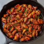apple cider chicken skillet dinner