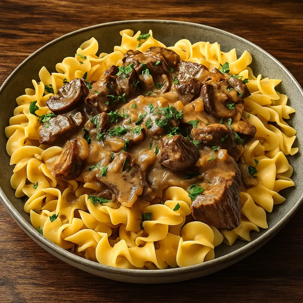 Beef Stroganoff with Egg Noodles: Easy & Comforting Classic