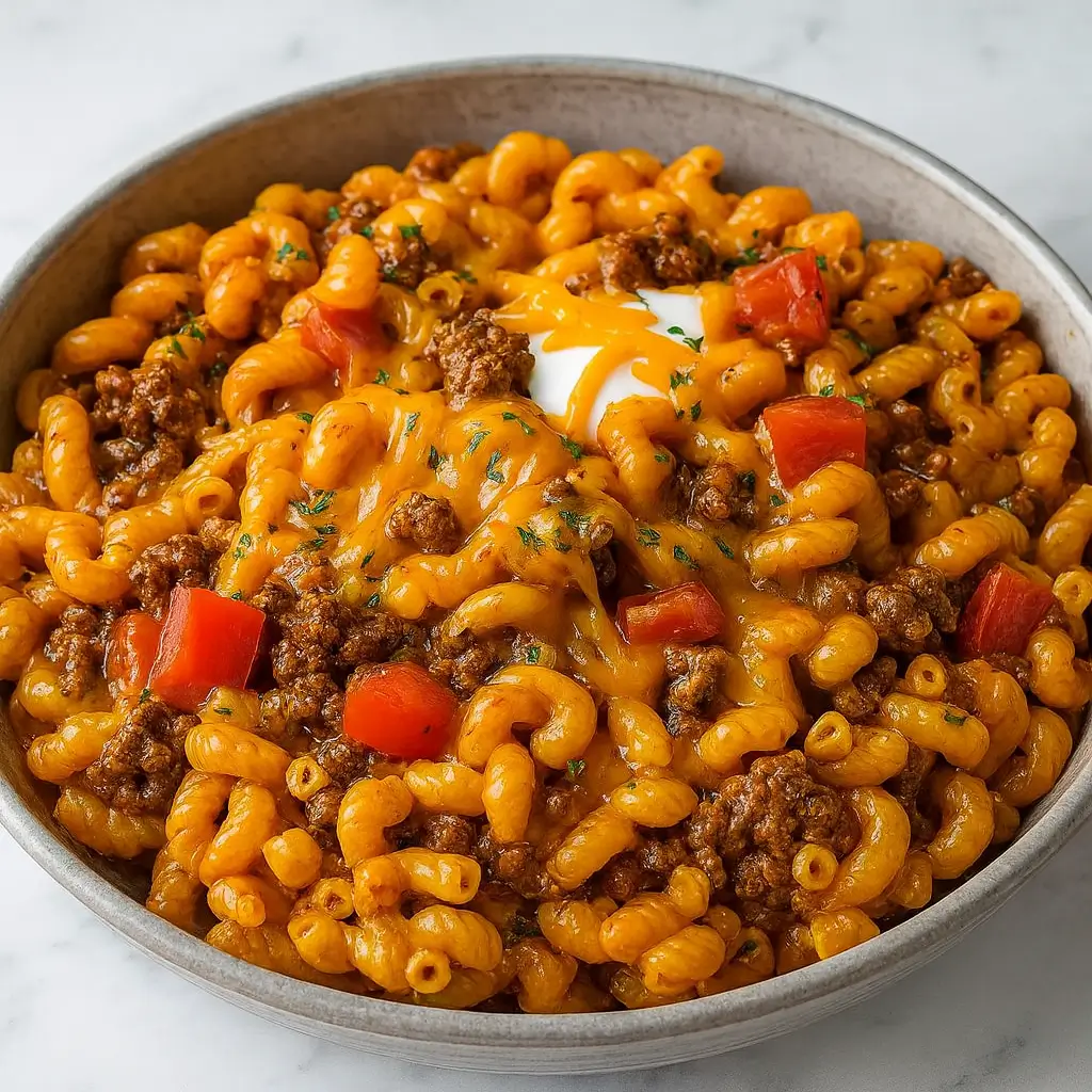 Cheesy Beef Taco Pasta Recipe: Quick, Comforting & Flavorful