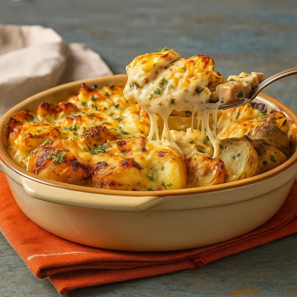 Cheesy Chicken and Potato Bake That Will Win Dinner Time