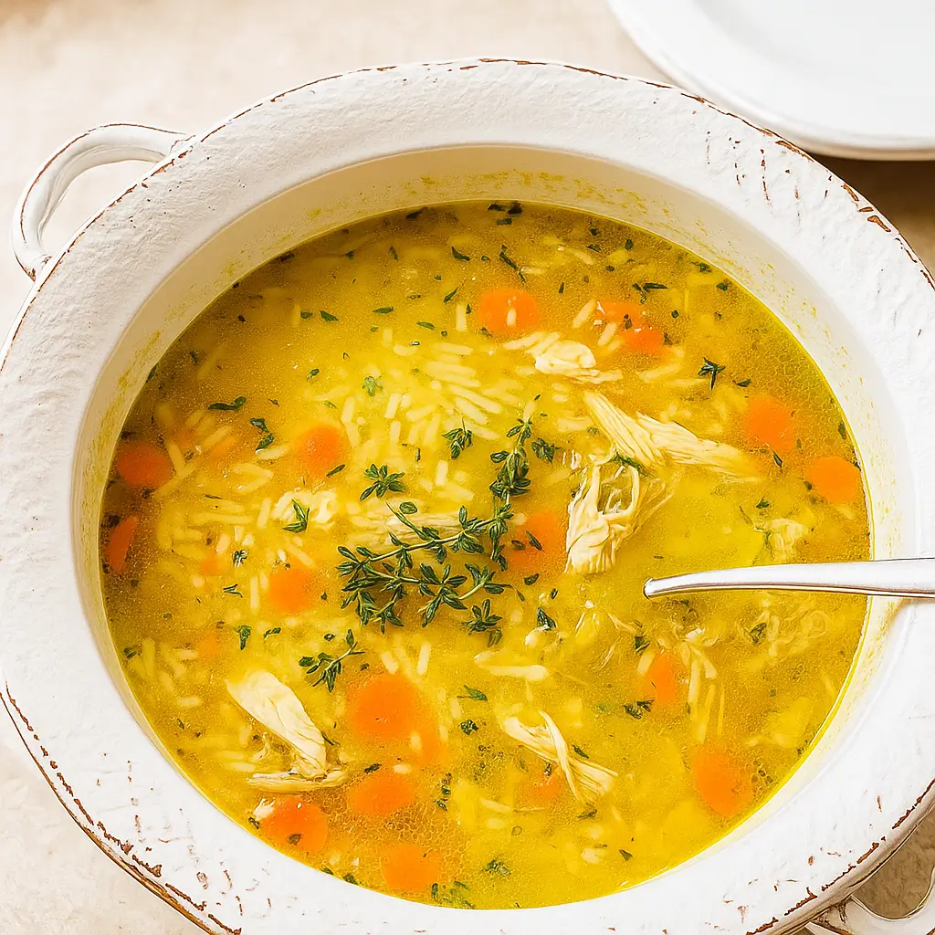 Cozy Chicken Rice Soup | Quick & Delicious Dinner