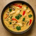 Cozy Thai Chicken Soup with Lemongrass & Ginger