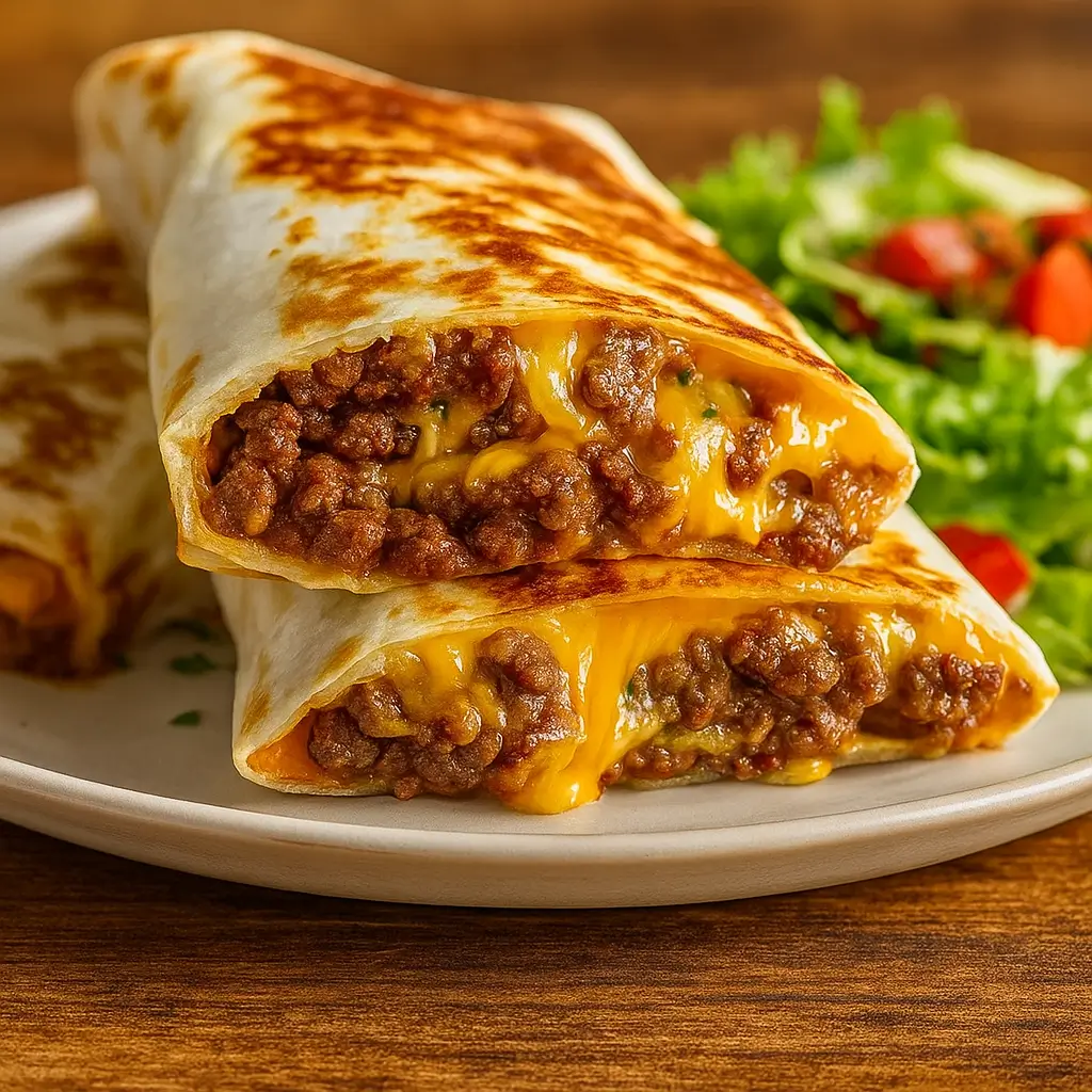 Easy Homemade Beefy Melt Burritos for Busy Nights