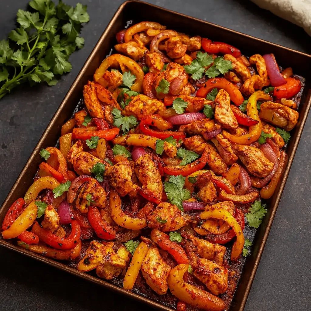 Easy Sheet Pan Chicken Fajitas Recipe (Ready in 30 Minutes!)